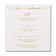 Antique Shimmer - Invitation